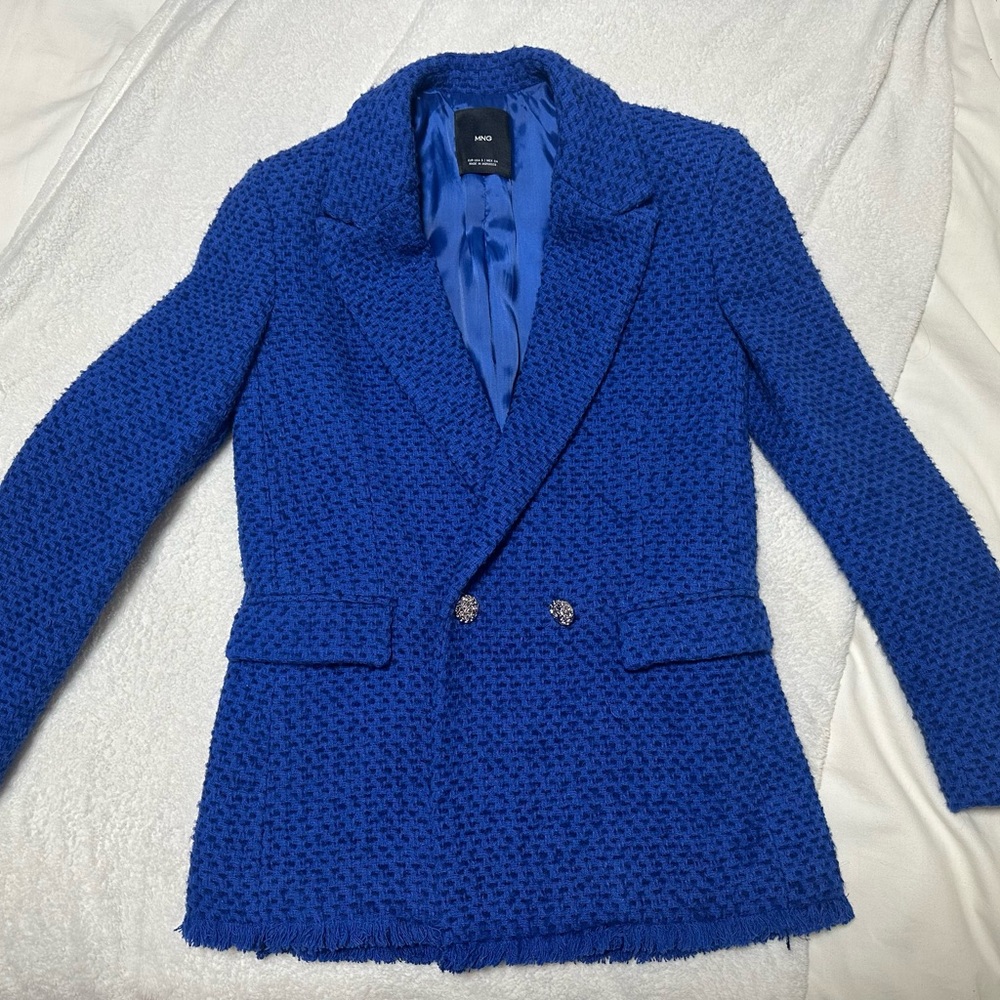 Mango blue blazer size s